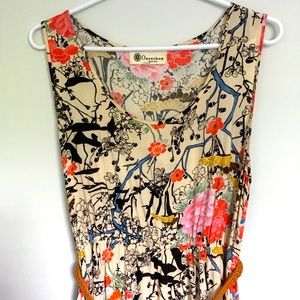 Onze midi summer dress with high / low hem Sz XXL